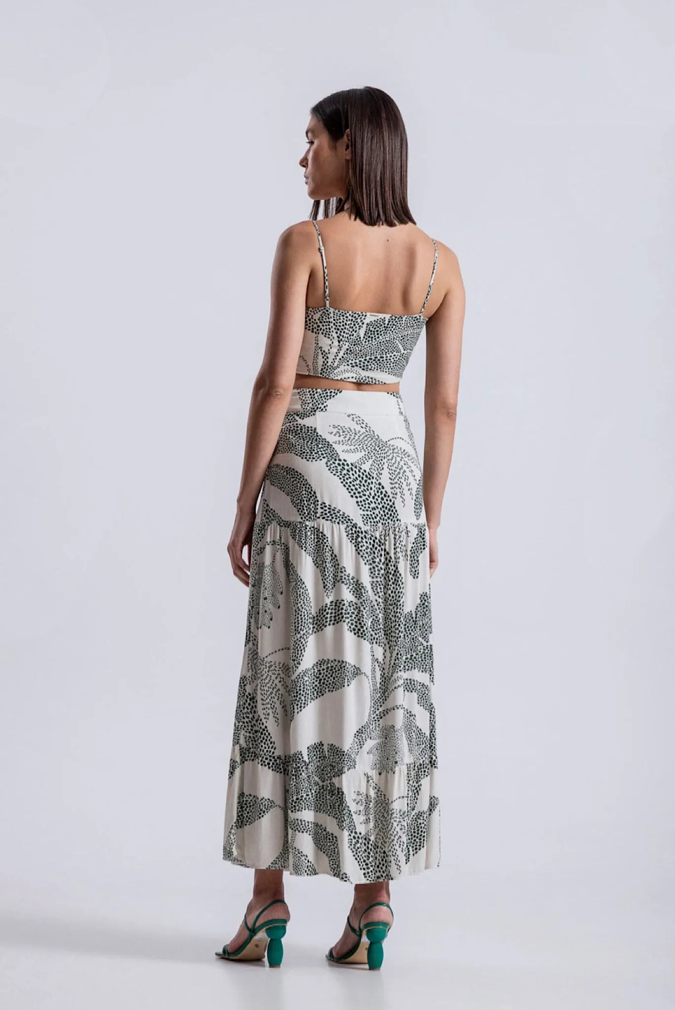 Green Palm Skirt