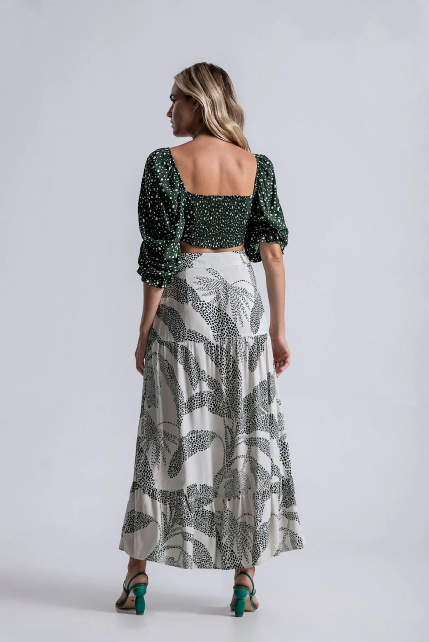 Green Palm Skirt