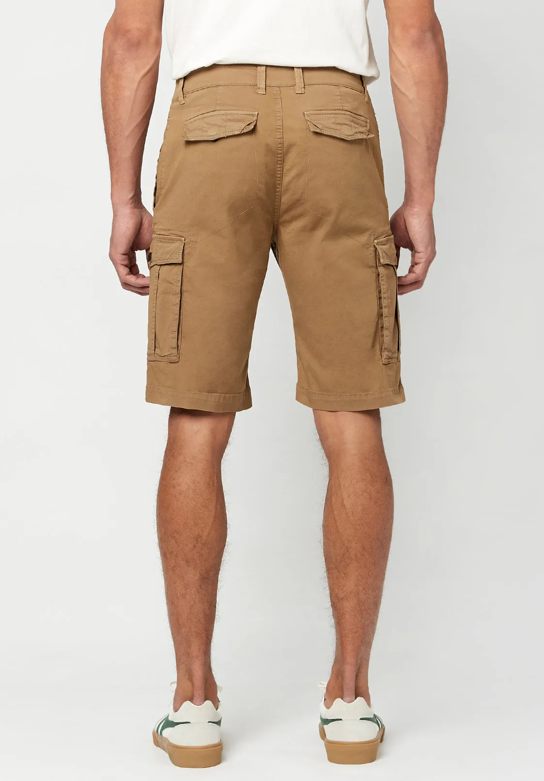 Hortus Men's Cargo Shorts in Tan - BM23587