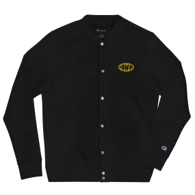 Iowa Bubble Embroidered Champion Bomber Jacket