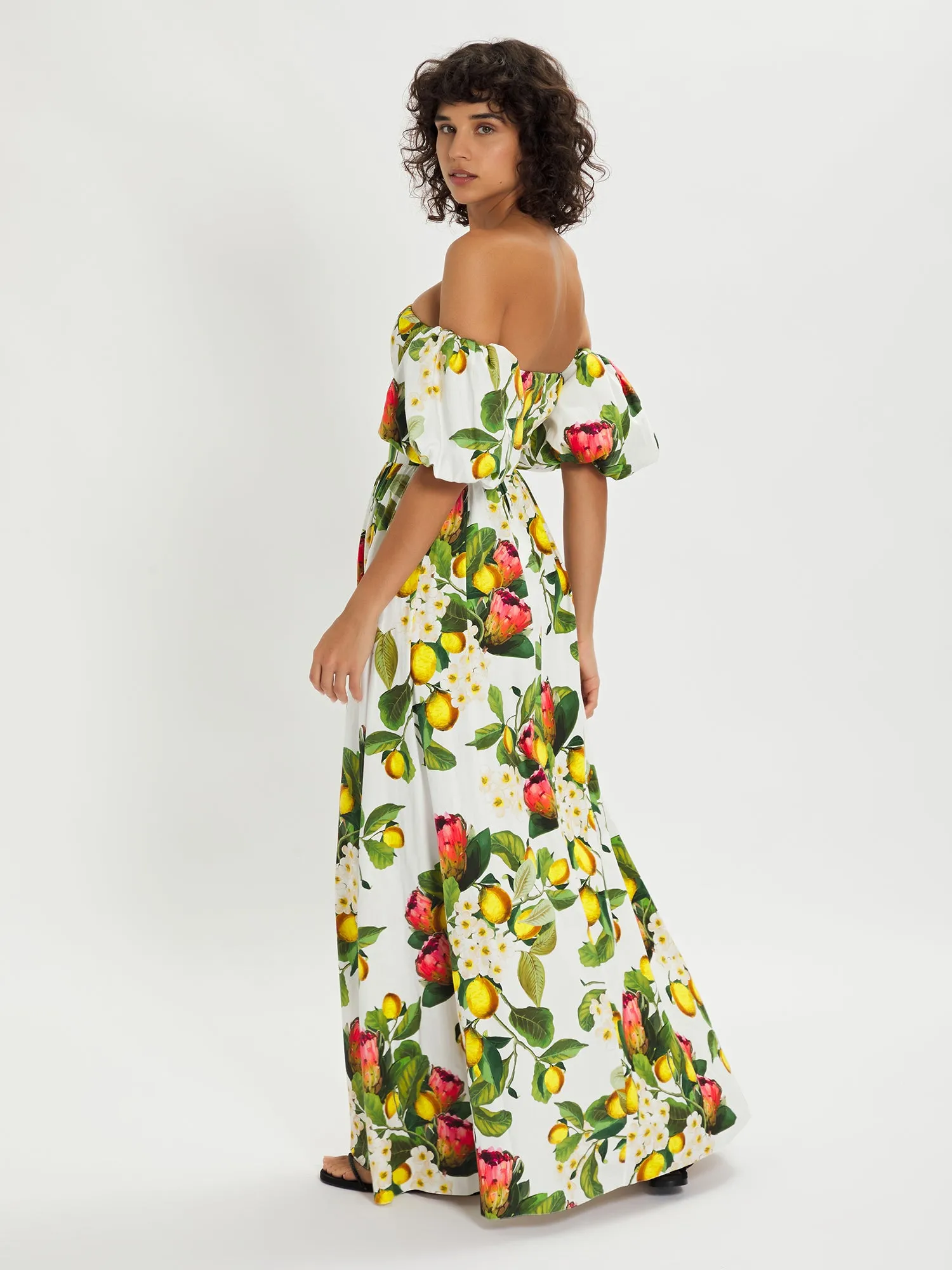 Juliet Strapless Cotton Maxi Dress