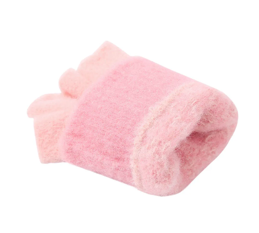 Kids Knit Fingerless Ultra Plush Knit Gloves