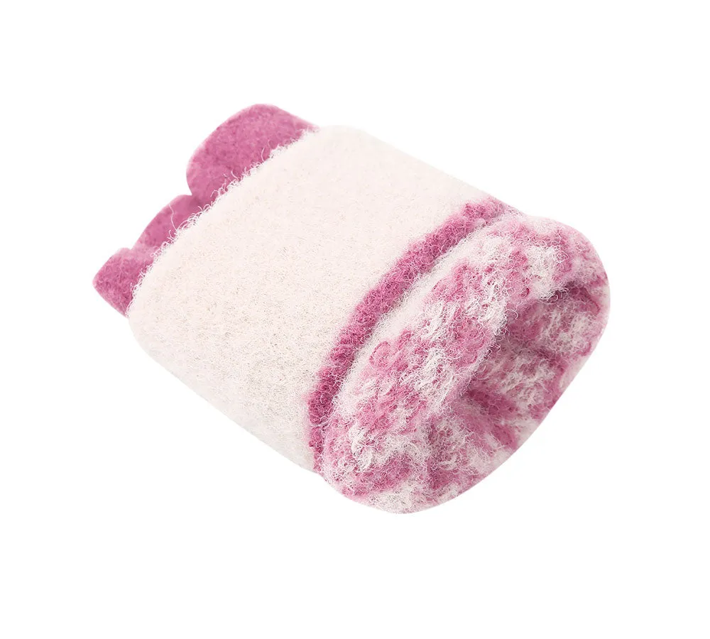 Kids Knit Fingerless Ultra Plush Knit Gloves