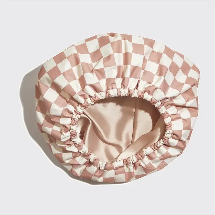 Kitsch Satin Lined Flexi Shower Cap