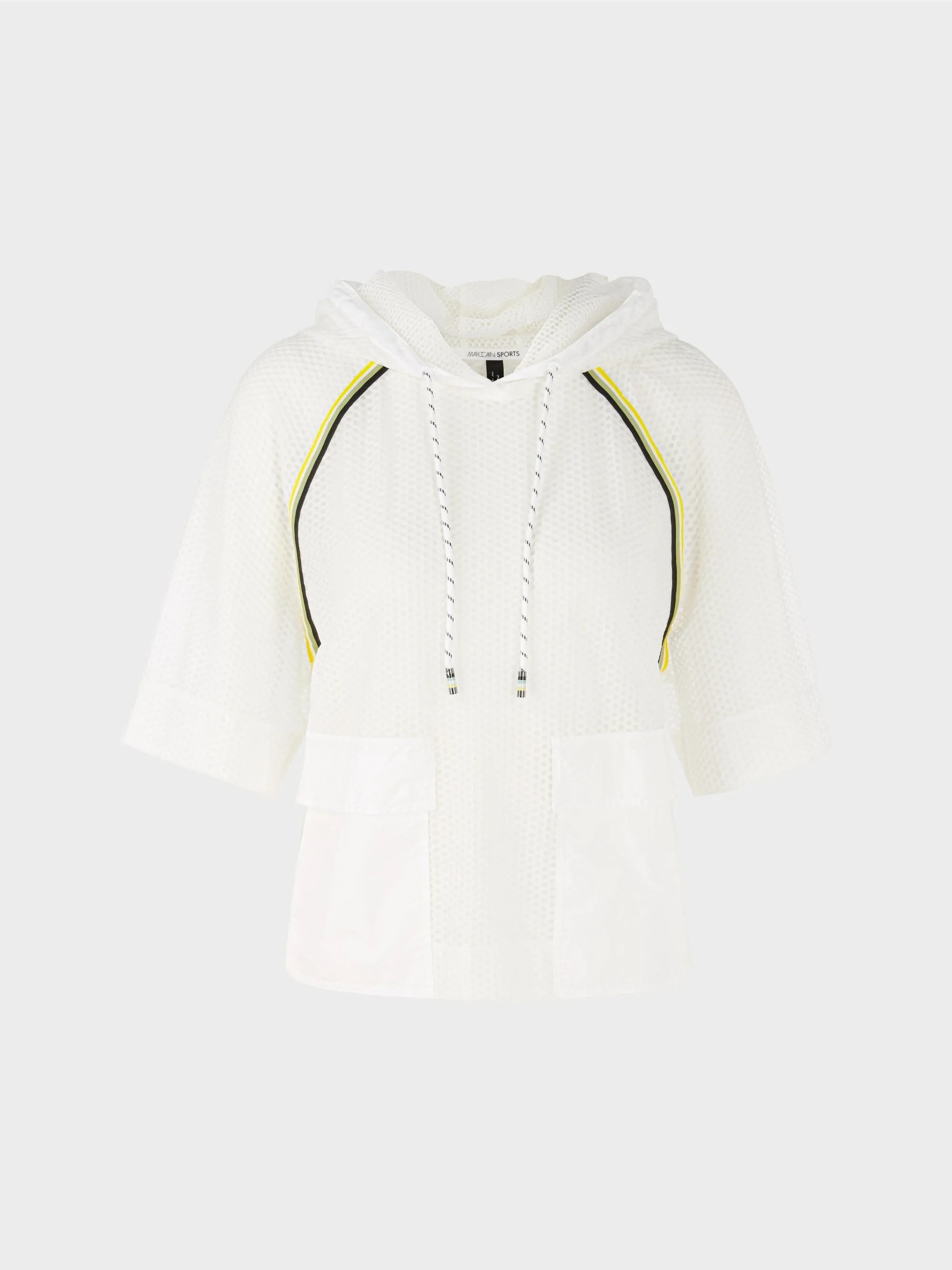 Leisure Top - White/Yellow/Black