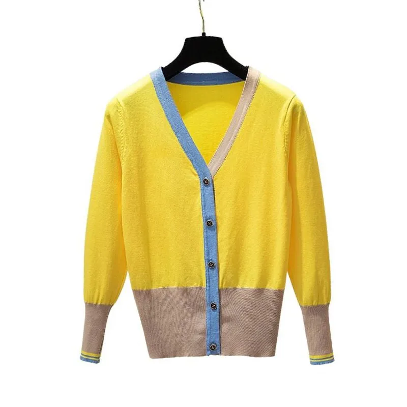 LEONA Women's Elegant Fashion Knitted Cardigan Sweater Jacket