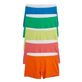 Lightweight 4.5" Trunks 5-Pack - Rainbow Sherbet