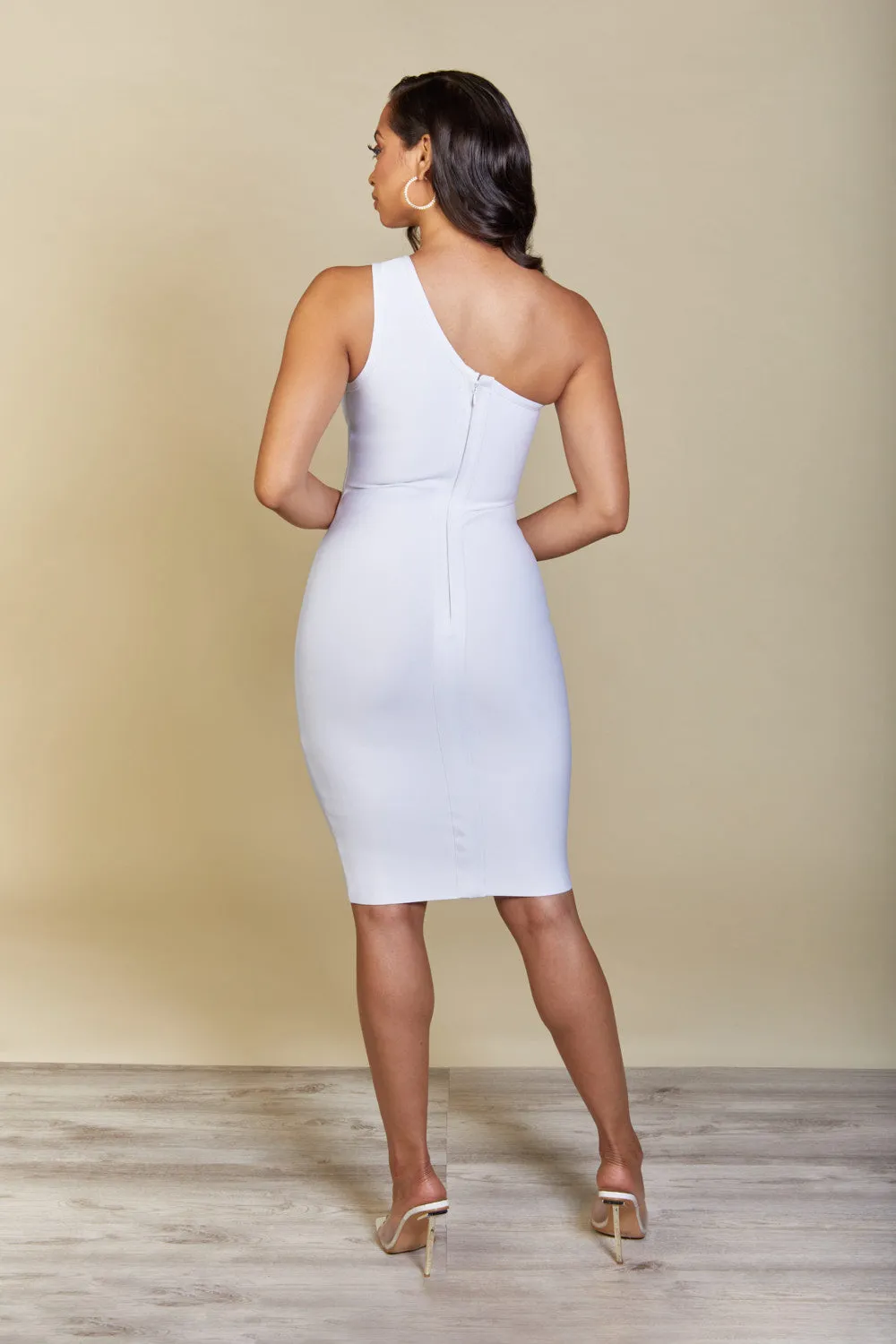 Matilde White Bandage Dress