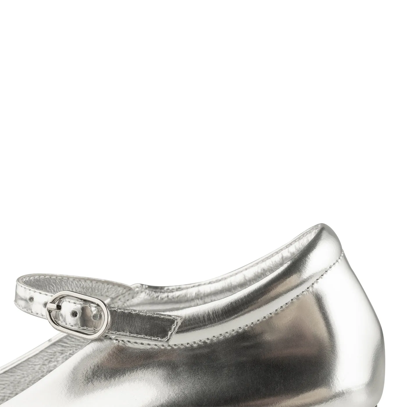 Maya metallic ballerina - SILVER METALLIC