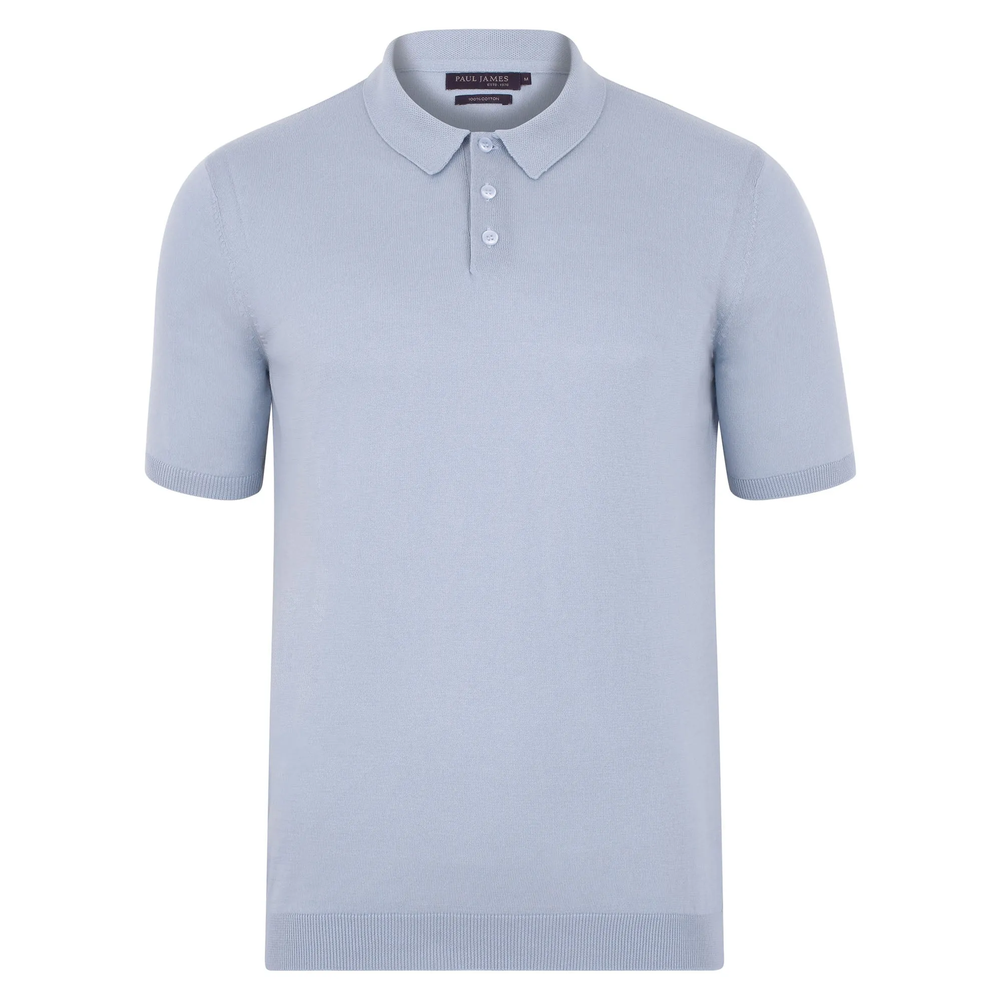 Mens Ultra Fine Cotton Short Sleeve Polo Shirt