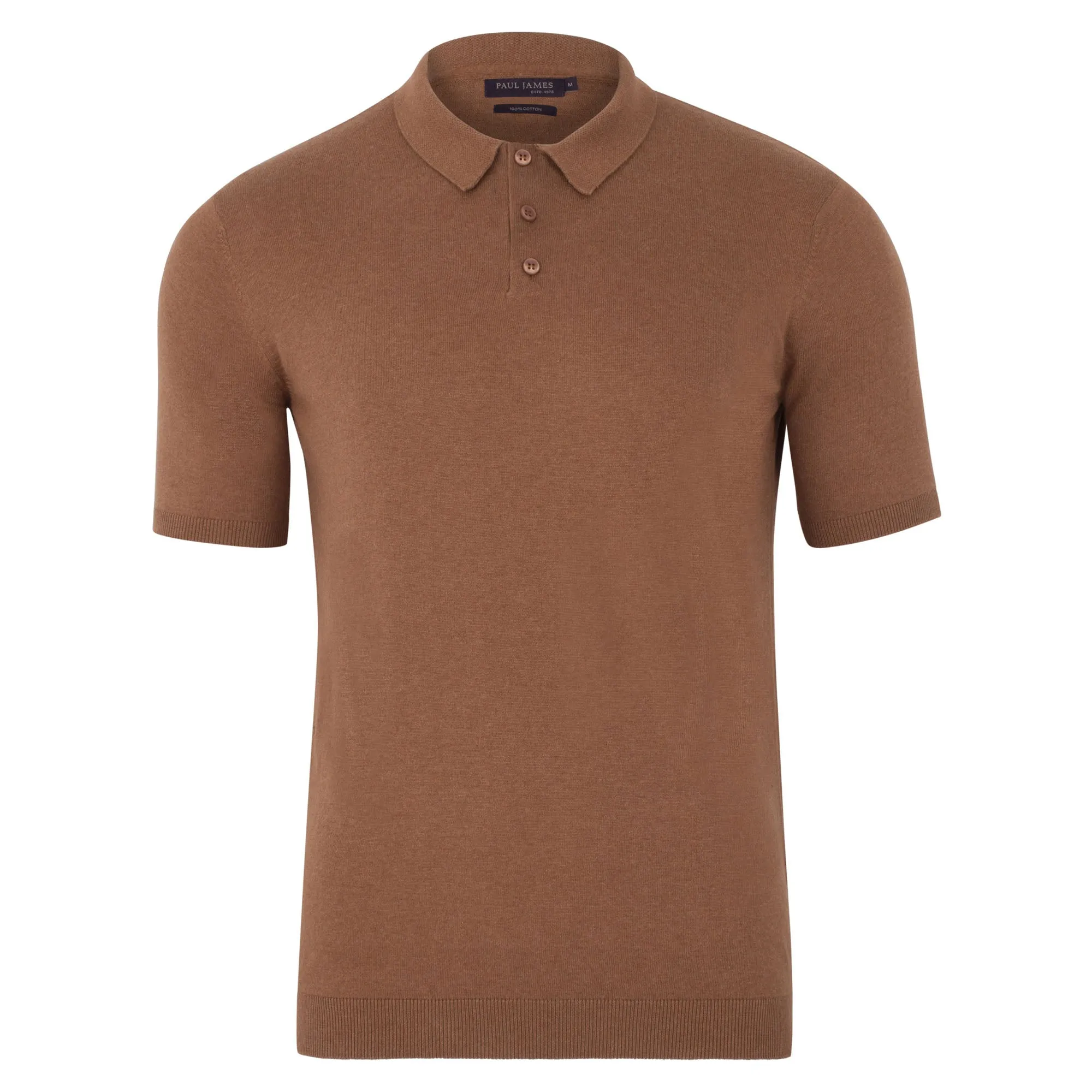 Mens Ultra Fine Cotton Short Sleeve Polo Shirt