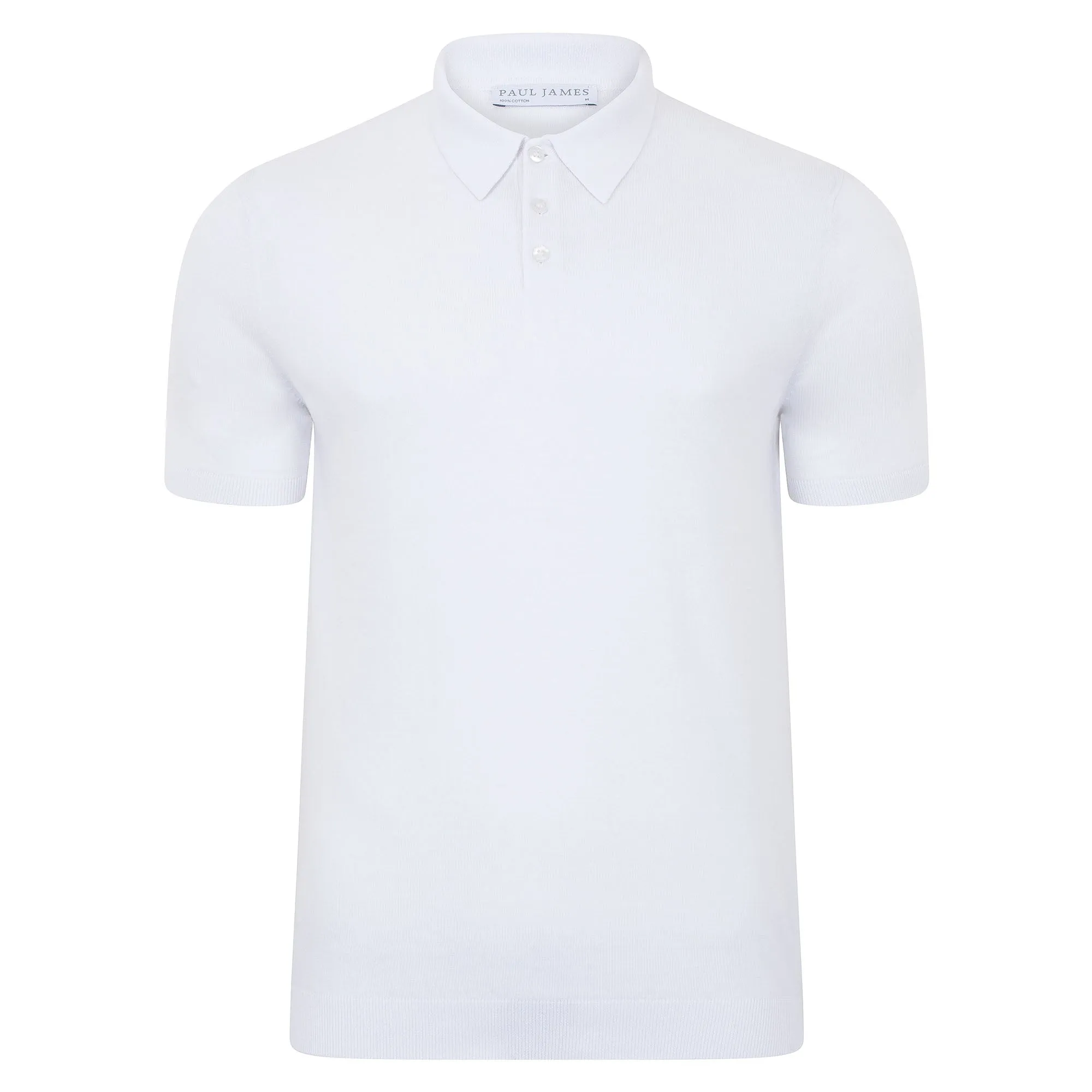 Mens Ultra Fine Cotton Short Sleeve Polo Shirt