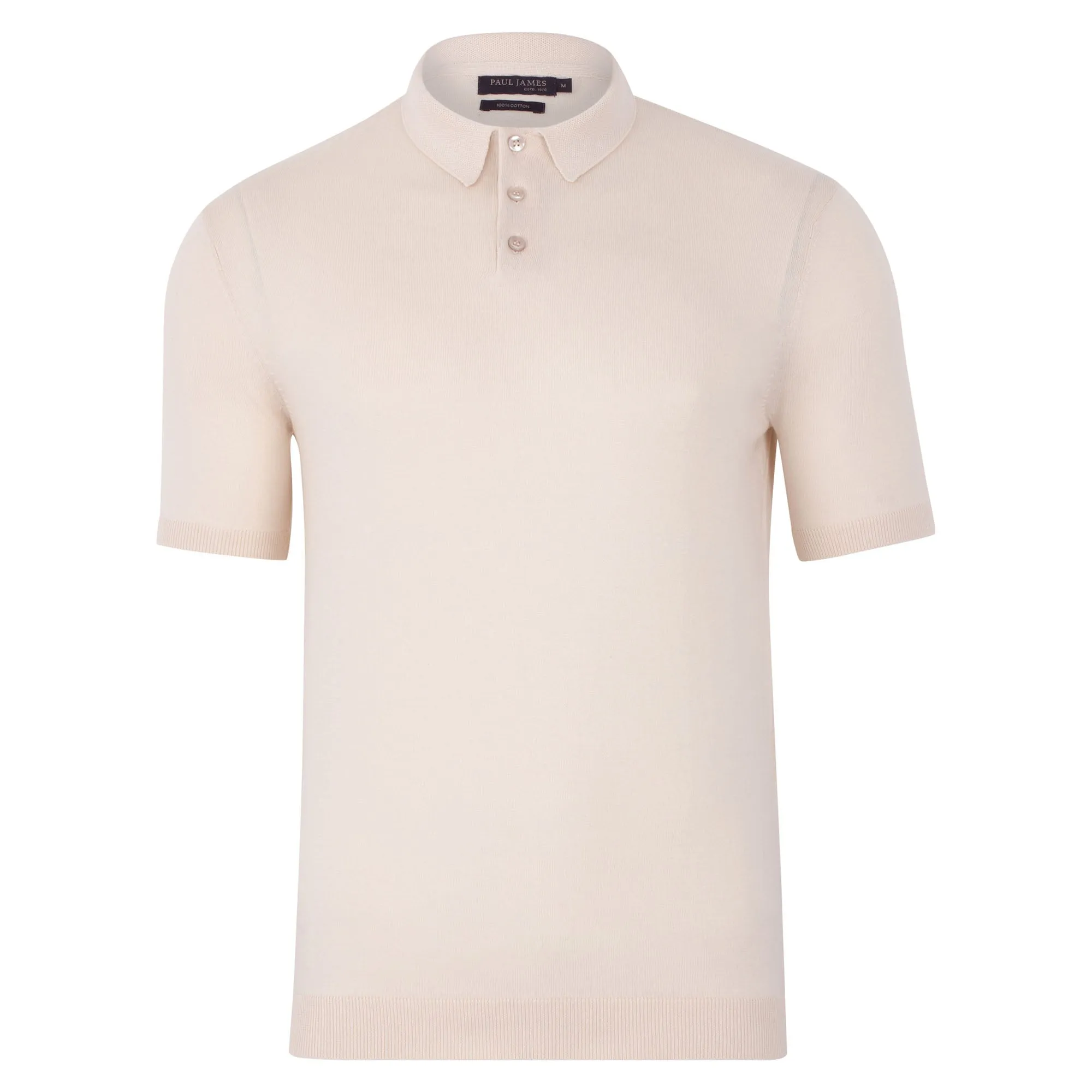 Mens Ultra Fine Cotton Short Sleeve Polo Shirt