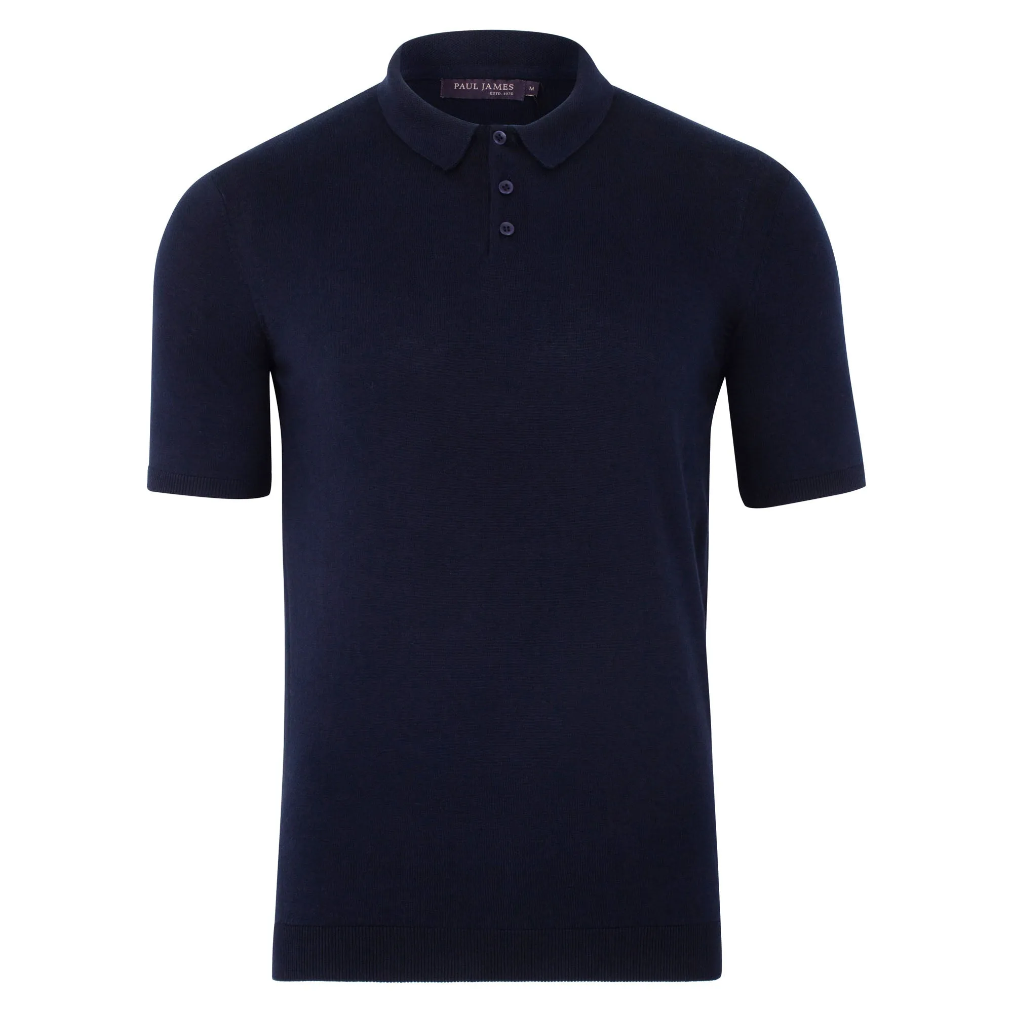 Mens Ultra Fine Cotton Short Sleeve Polo Shirt