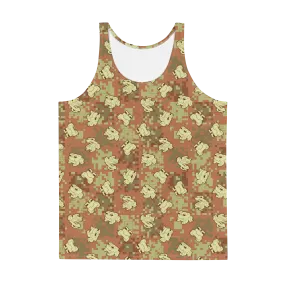 Minecraft Camo Frog All Over Print Unisex Tank Top