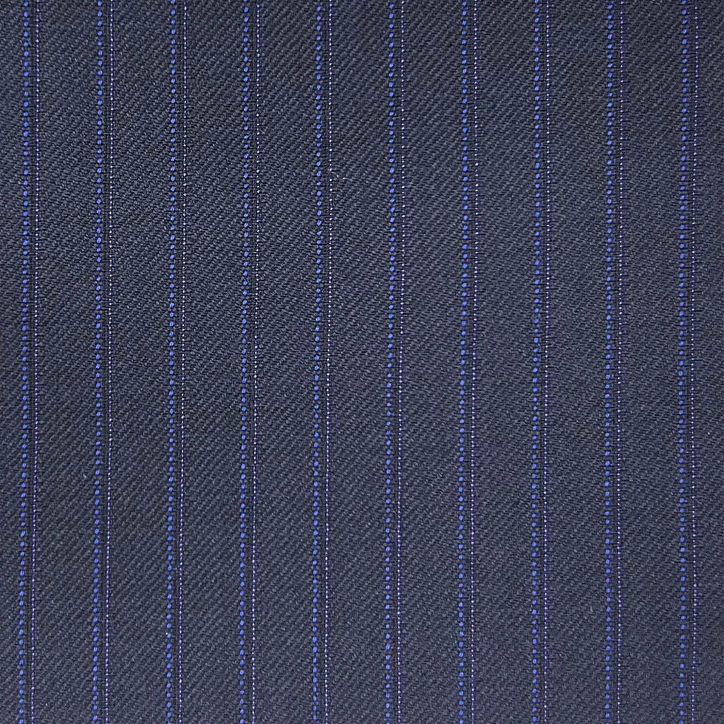 Navy With Magenta Stripes