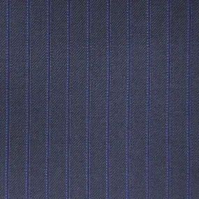 Navy With Magenta Stripes