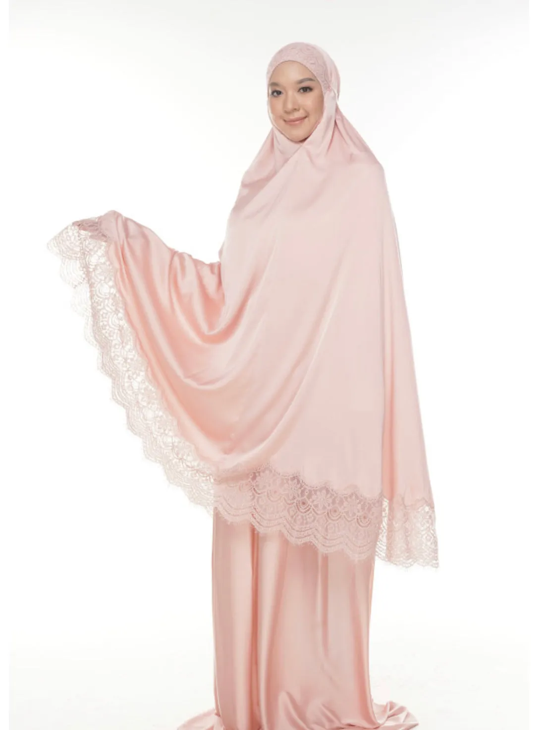 Noureen Safaa Satin Prayer Wear (DC)