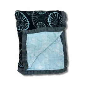 Opihi Lover Nanea Bamboo Throw Quilt