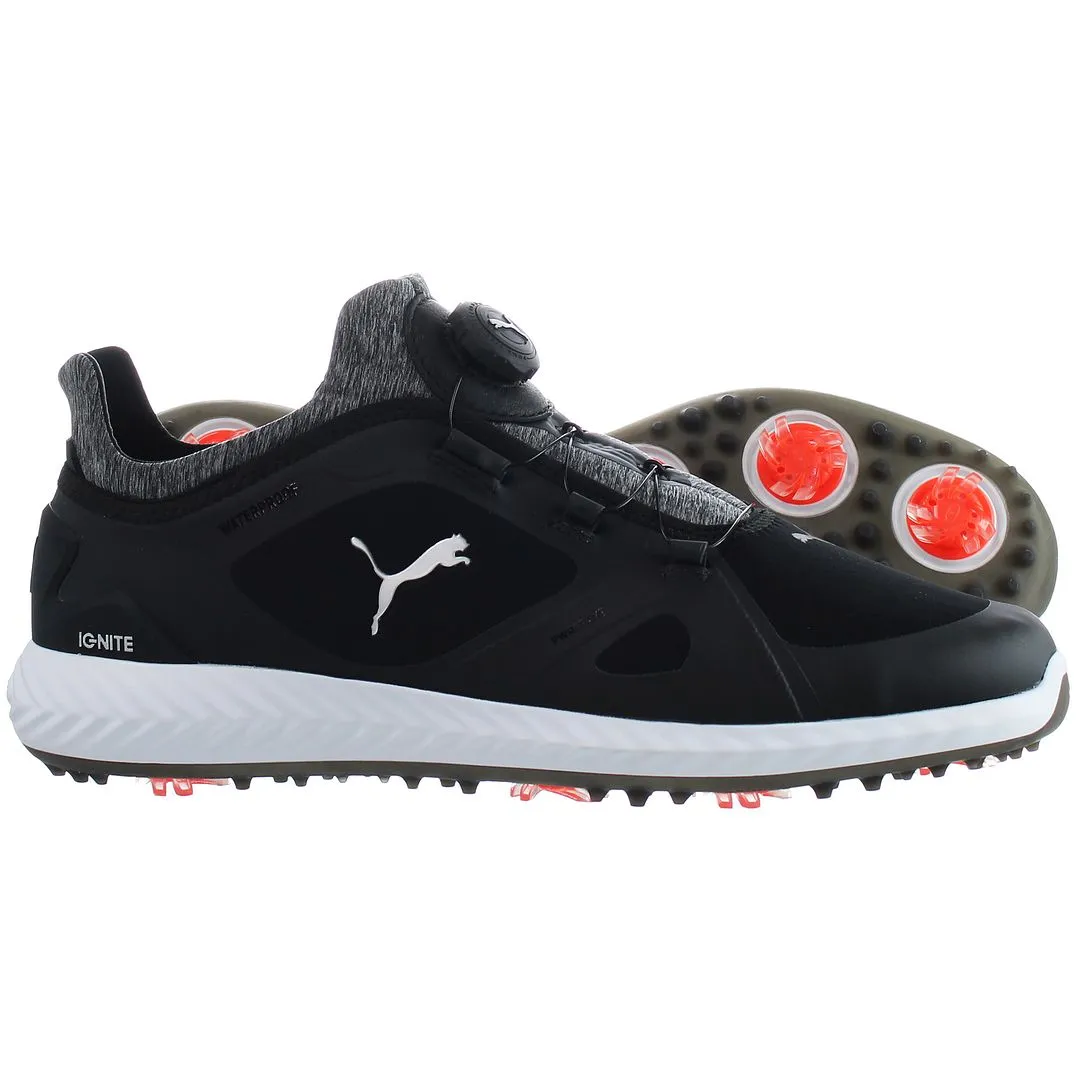 Puma Ignite PWRadapt Black Mens Golf Shoes