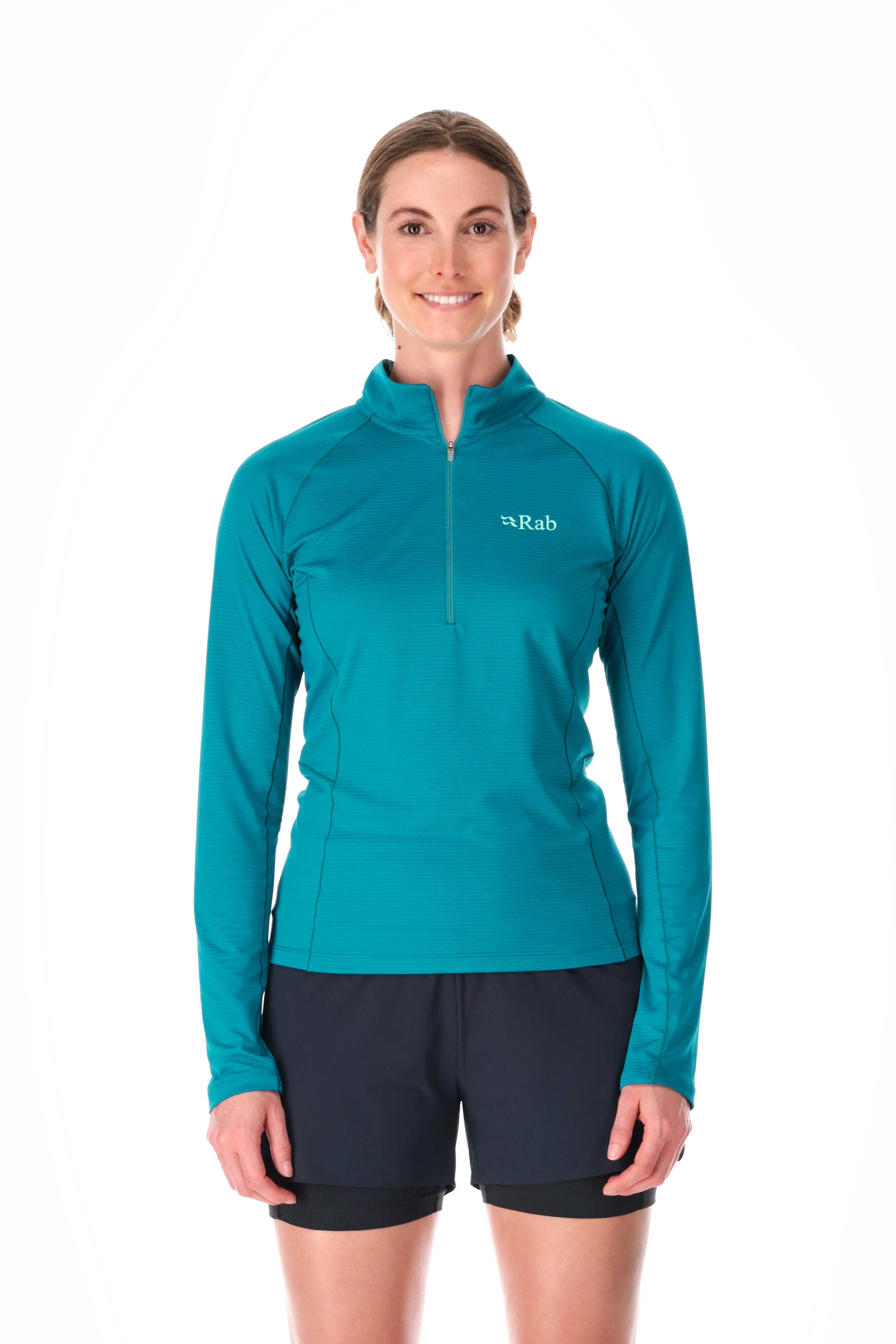 Rab Women's Sonic Long Sleeve Half Zip Technical Top (Ultramarine)