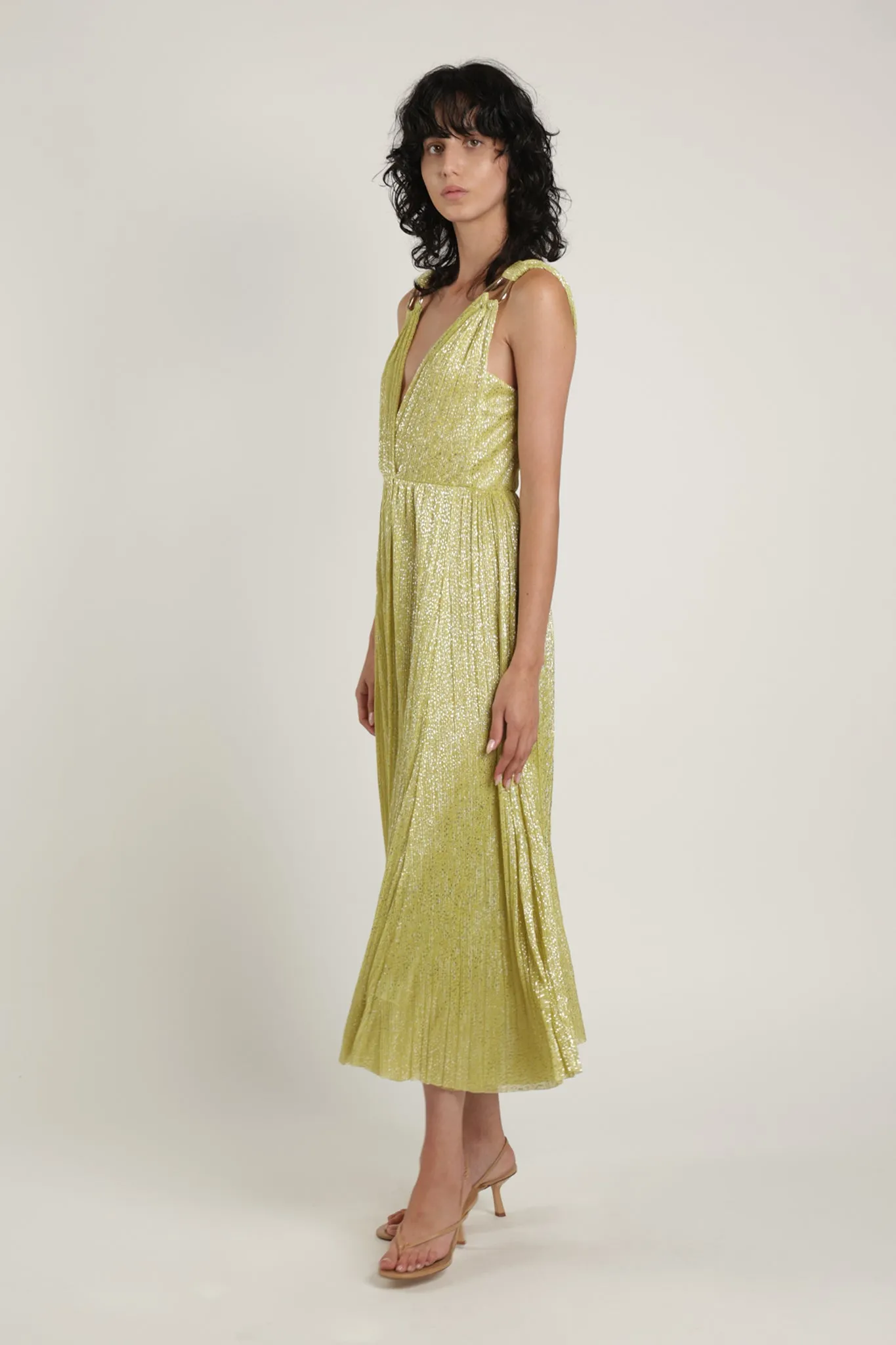 SABINA MUSAYEV Gloriosa Dress - Sunny Lime