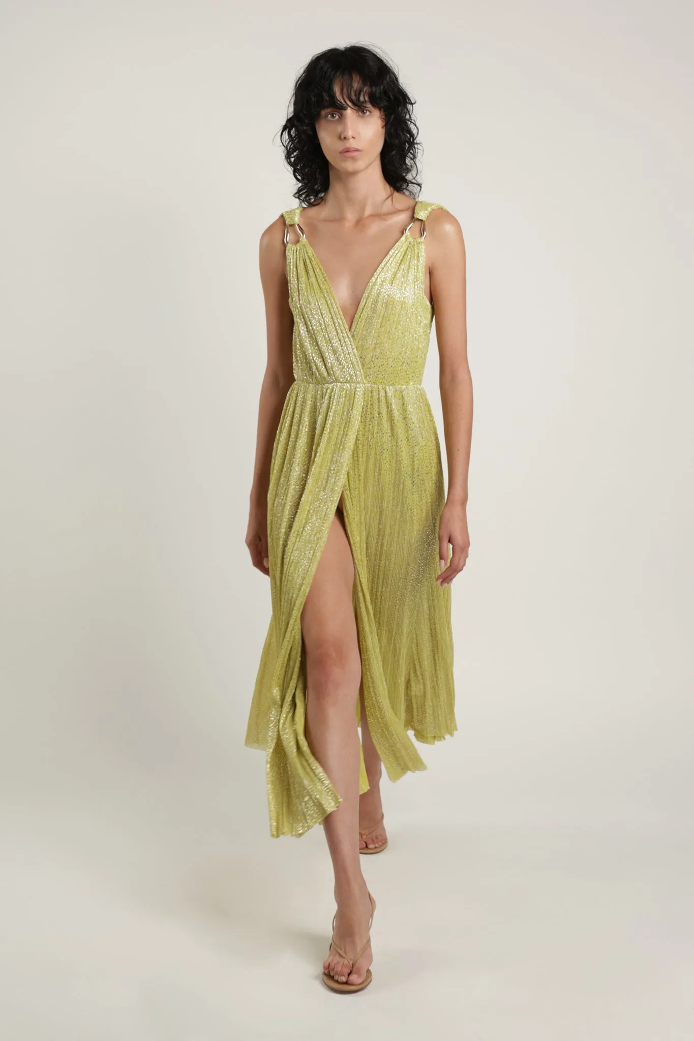 SABINA MUSAYEV Gloriosa Dress - Sunny Lime