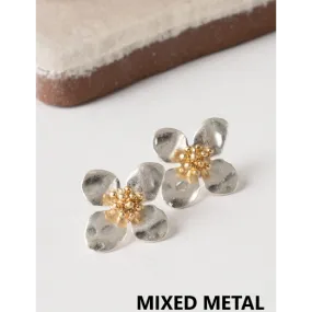 Simply Noelle Garden Party Floral Stud Earrings