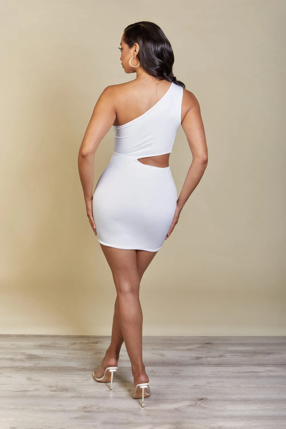 Skylar White CutOut Mini Dress