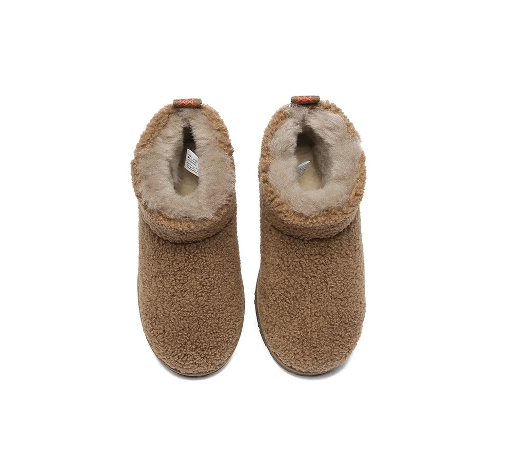 UGG Sheepskin Wool Plush Ankle Boots Ultra Teddycozy