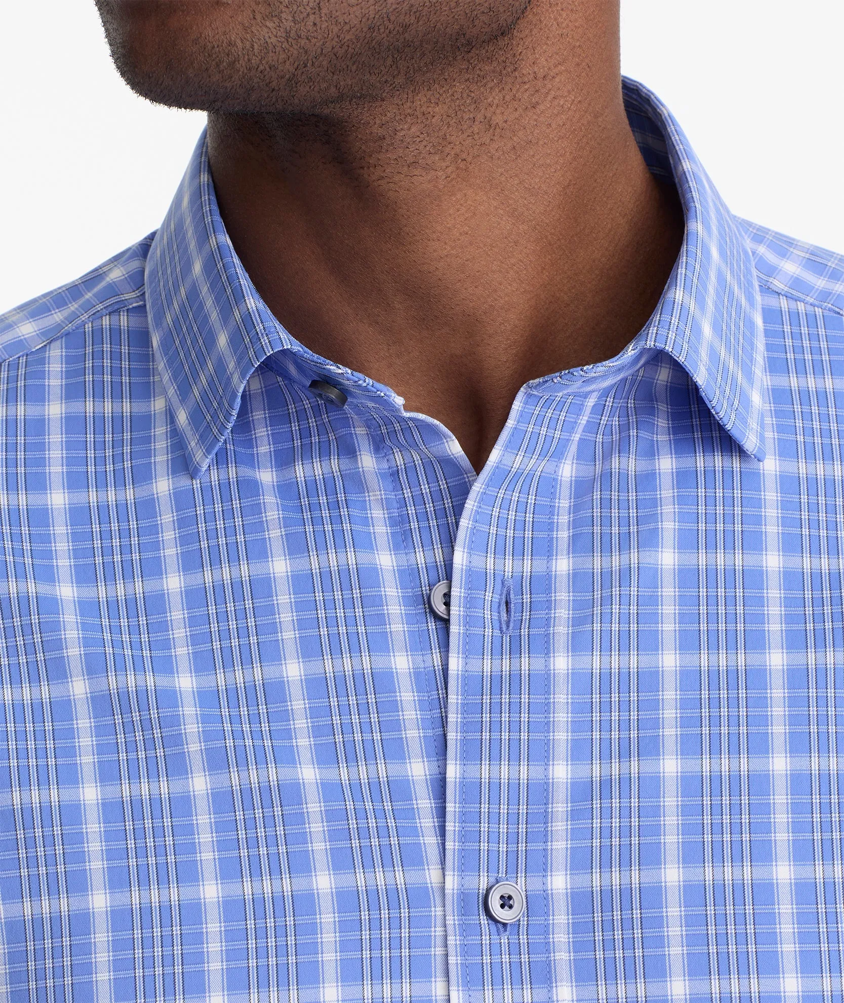 Wrinkle-Free Performance Jenkins Shirt