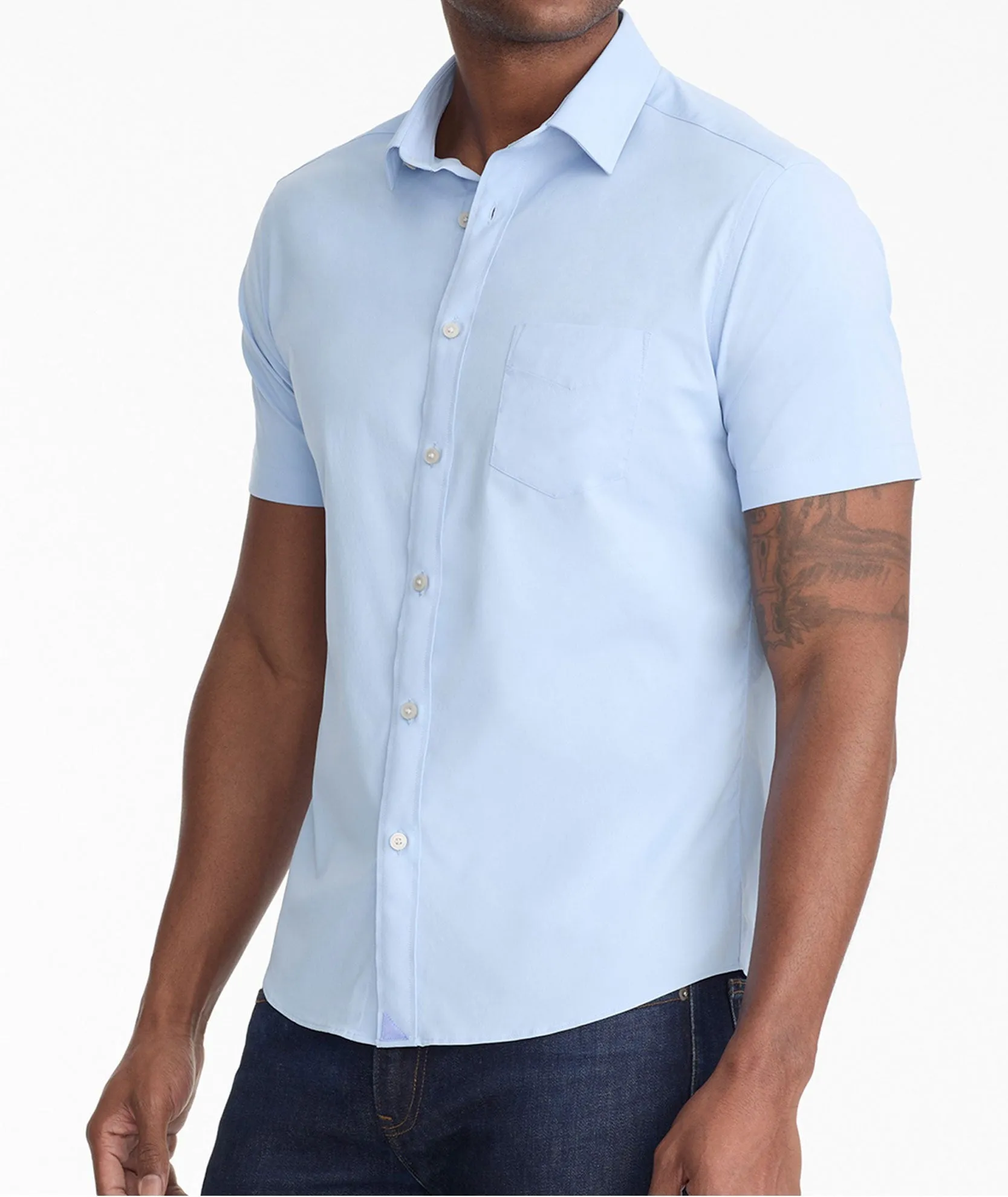 Wrinkle-Free Performance Short-Sleeve Gironde Shirt