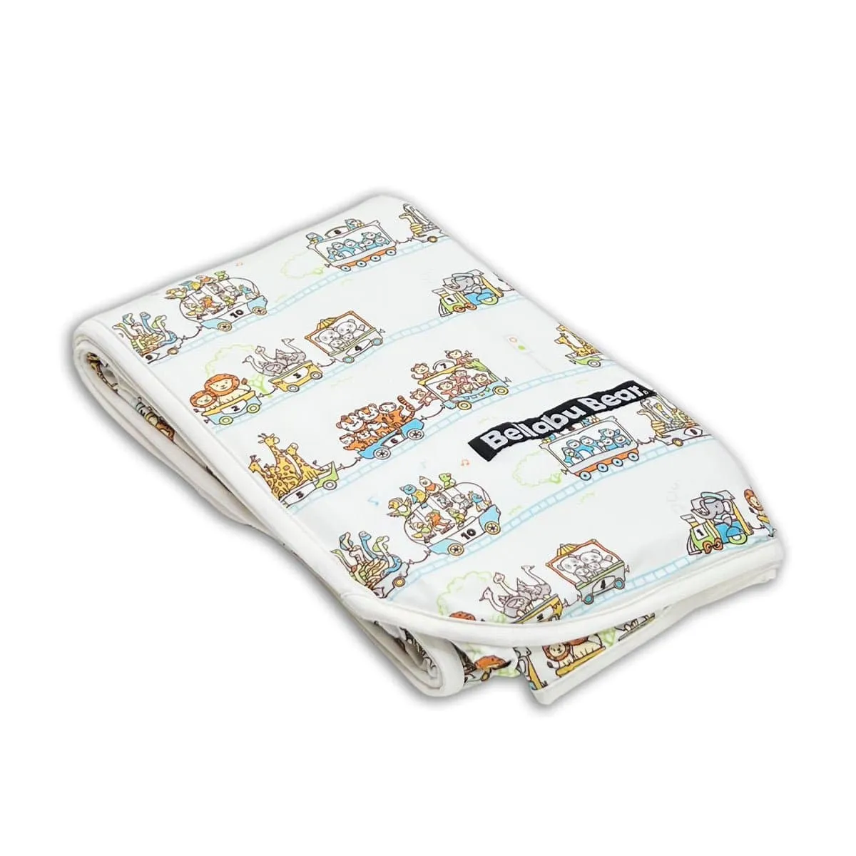 Zoo Train Bamboo Blanket